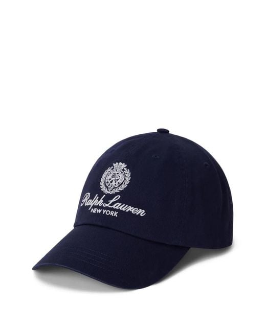 Polo Ralph Lauren Woven Cap in Blue for Men | Lyst