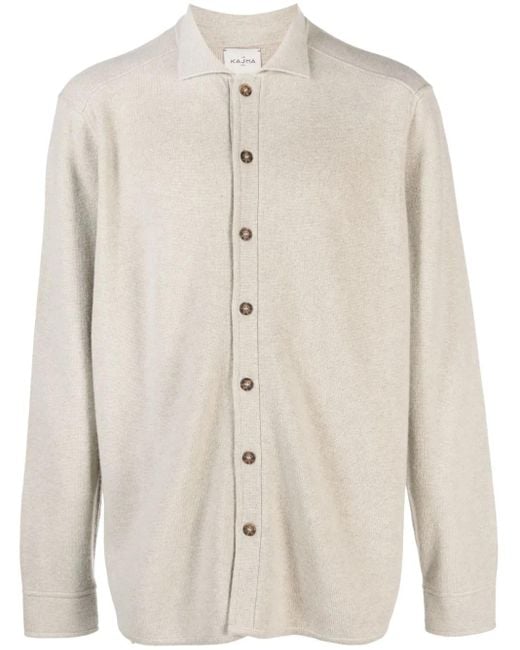 LeKasha Natural Minsk Organic Cashmere Cardigan for men