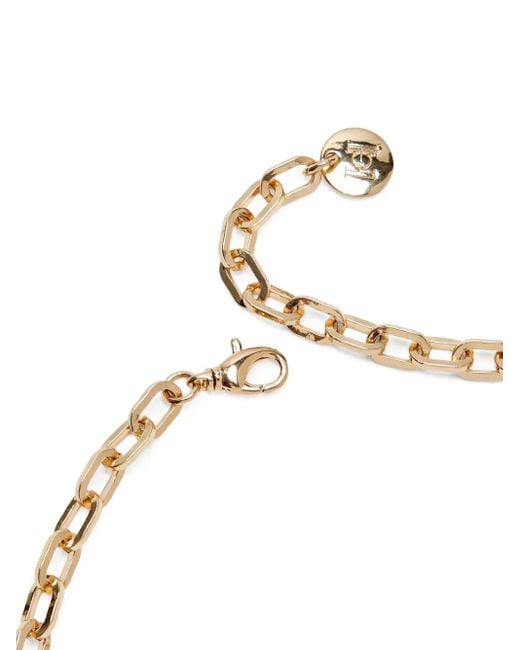 Collana Flower Cluster di Carolina Herrera in Metallic