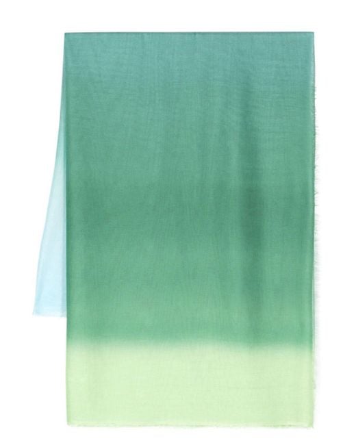 Faliero Sarti Green Schal mit Ombre-Effekt