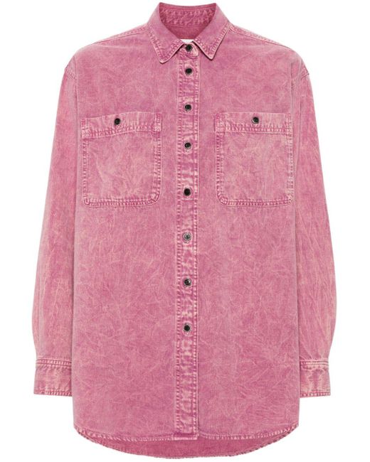 Isabel Marant Pink Verane Hemd