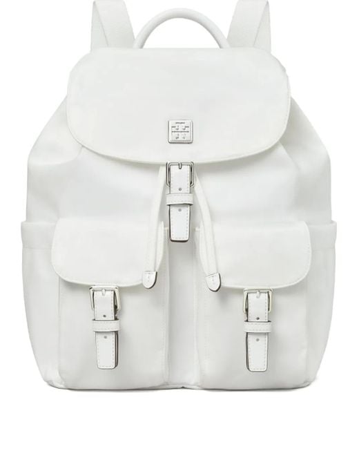 Tory Burch White Virginia Weißer Rucksack