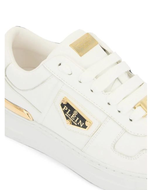 Philipp Plein White Baskets Carson