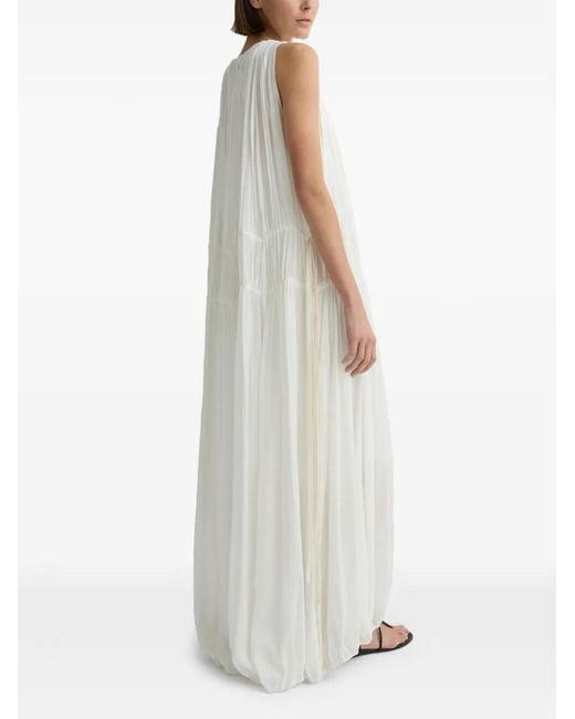 Bondi Born White Cremona Balloon Maxi Dress