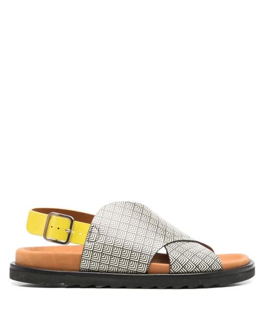 Chie Mihara Natural Flache Yaneti Sandalen