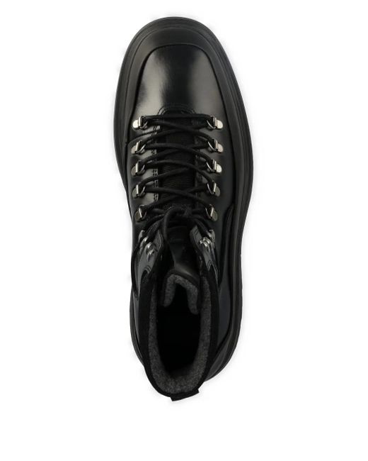 メンズ Gant レザー ブーツ Black