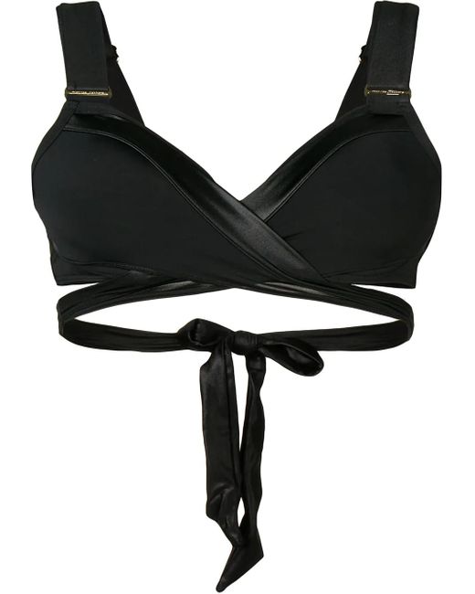 Marlies Dekkers Black Cache Coeur Push-Up Bikini Top