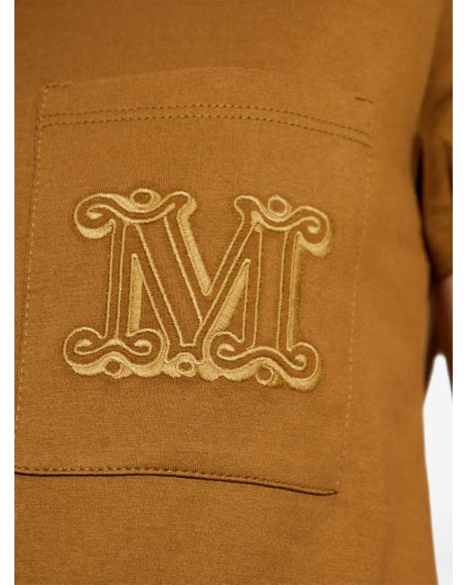 Max Mara ロゴ Tシャツ Brown