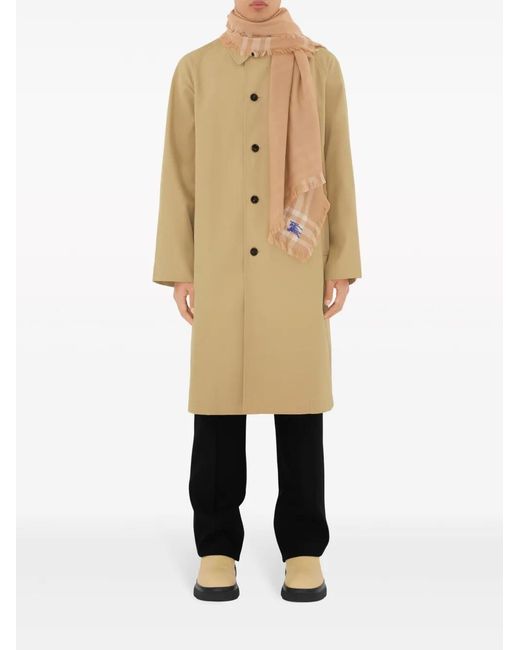 Burberry Natural Reversible Check-Pattern Scarf