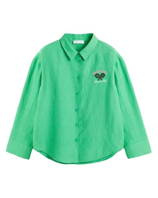 Camicia Con Stampa di Chinti & Parker in Green