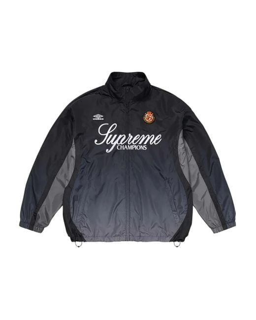 Supreme Blue X Umbro Gradient Track Jacket for men
