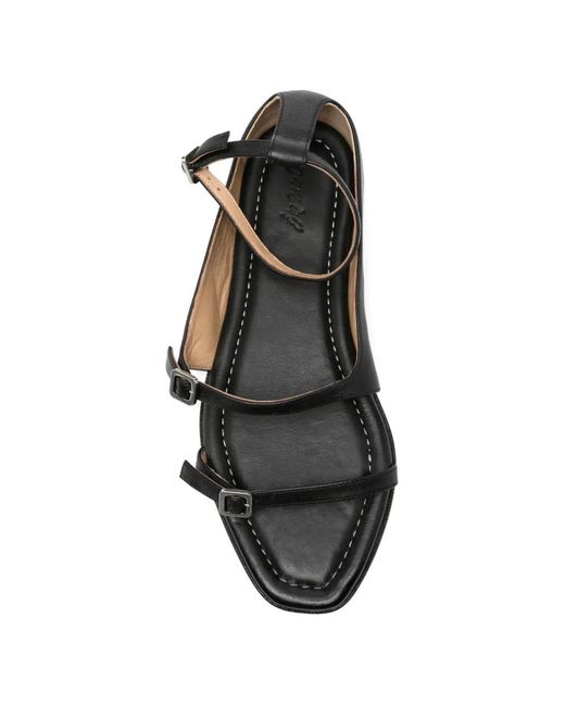 Marsèll White Buckle-Strap Sandals