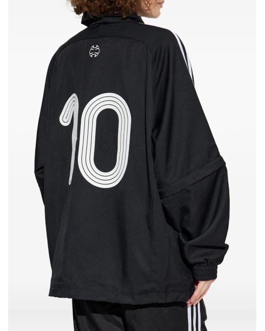Adidas Black Adilenium Season 4 Zip-Fastening Jacket