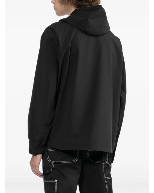 Chocoolate Black Logo-Print Jacket for men