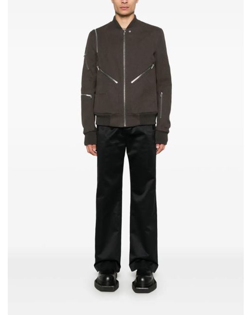 Rick Owens Brown Headon Flightsuit Jacket for men