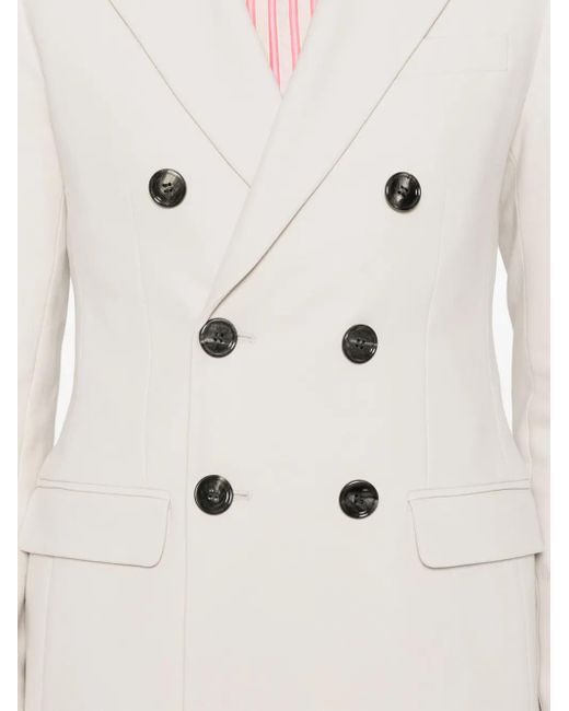 AMI Natural Tailored Double-Breasted Blazer