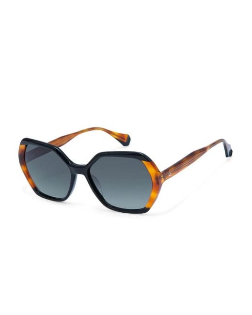 Gigi Studios Blue Thadeus Square-Frame Sunglasses