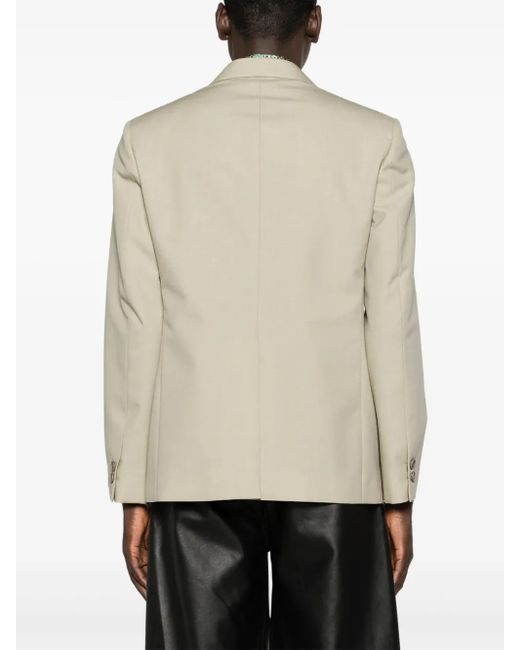 Fendi Natural Single-Breasted Blazer for men