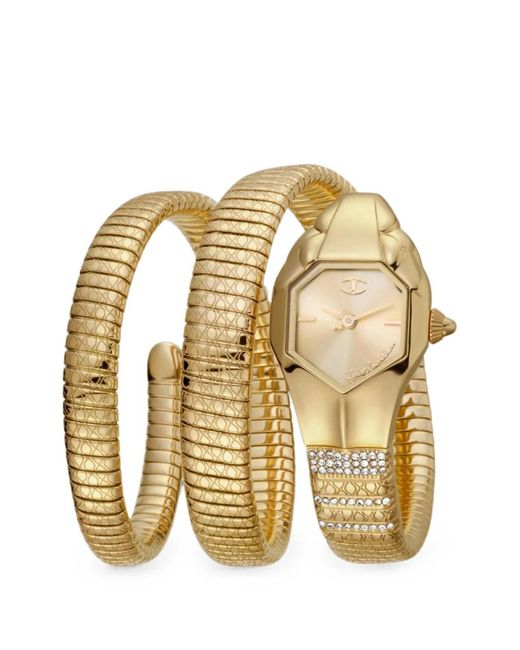 Just Cavalli Metallic Glam Snake 22Mm Watch