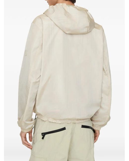 Burberry Natural Reversible Check Newport Hooded Jacket for men