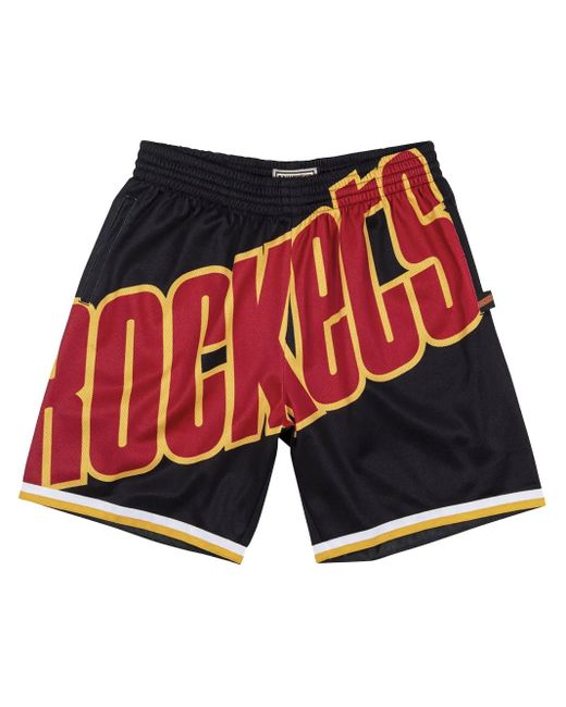 Mitchell & Ness Red Houston Rockets Shorts for men