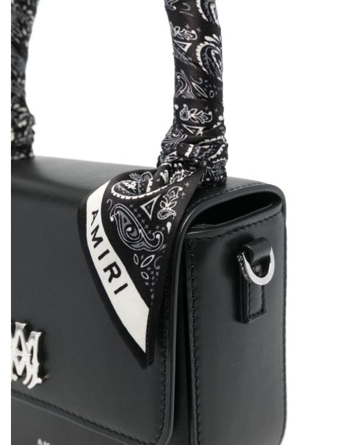Mini sac à bandoulière à détail de bandana Amiri en coloris Black