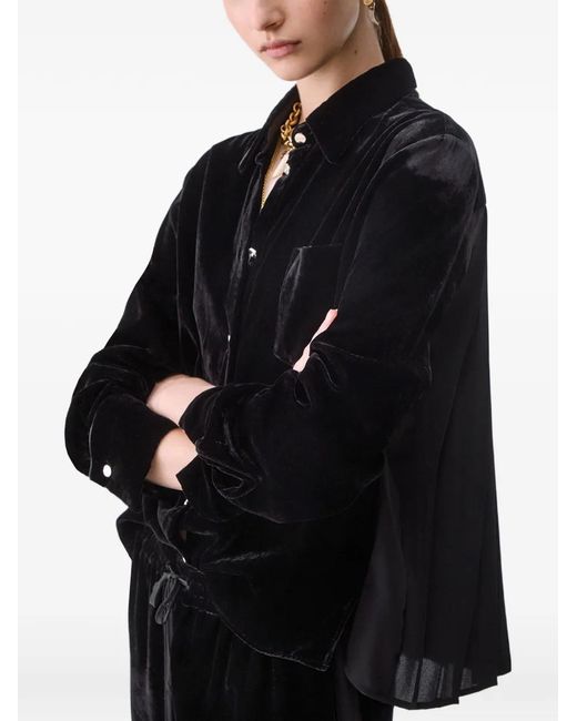 Liu Jo Black Velvet Shirt