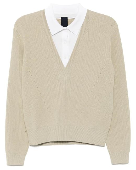 Juun.J Trui Met Patchwork in het Natural