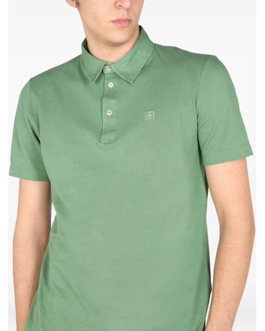 Ballantyne Green Short-Sleeve Polo Shirt for men