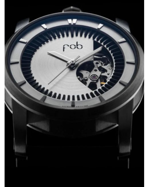 Fob Paris Gray Skeleton 40Mm