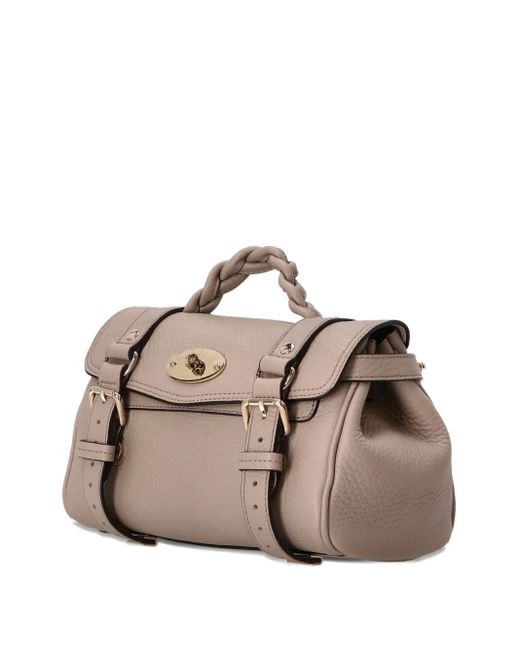 Mulberry Natural Mini Alexa Braided-Handle Tote Bag