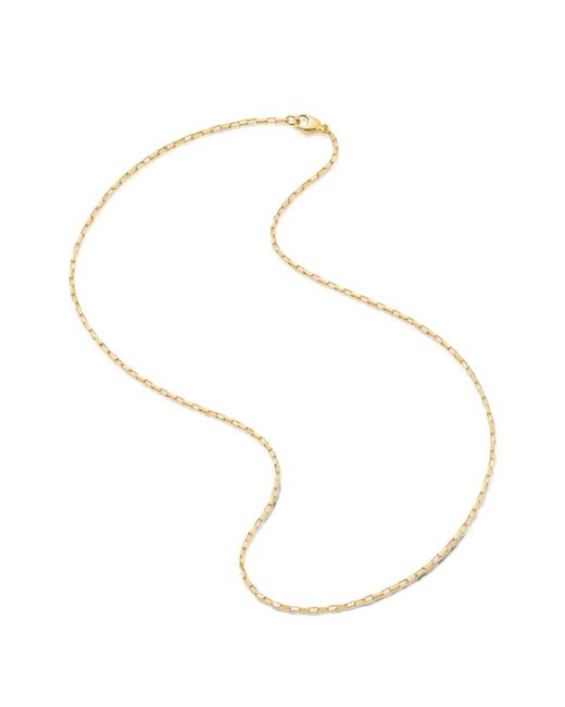 Yoj White Rectangular-Link Necklace