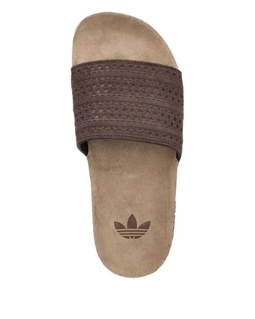 Adidas Brown Adilette Sandals