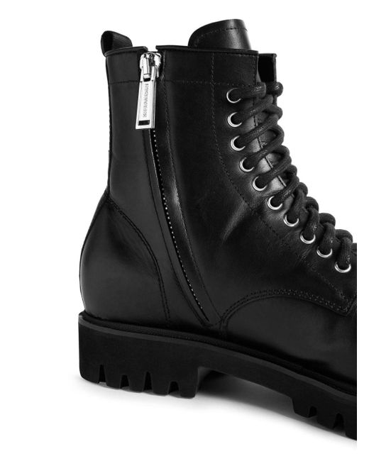 DSquared² Black Boots for men