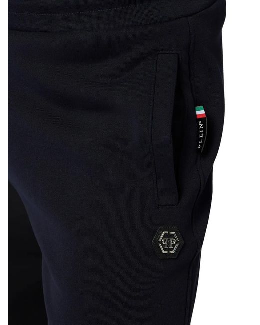 Philipp Plein Blue Toggle Sweatpants for men
