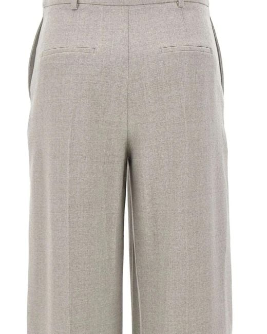 Eleventy Gray Pressed Trousers
