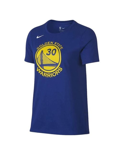 Nike Blue T-Shirt Nba Golden State Warriors