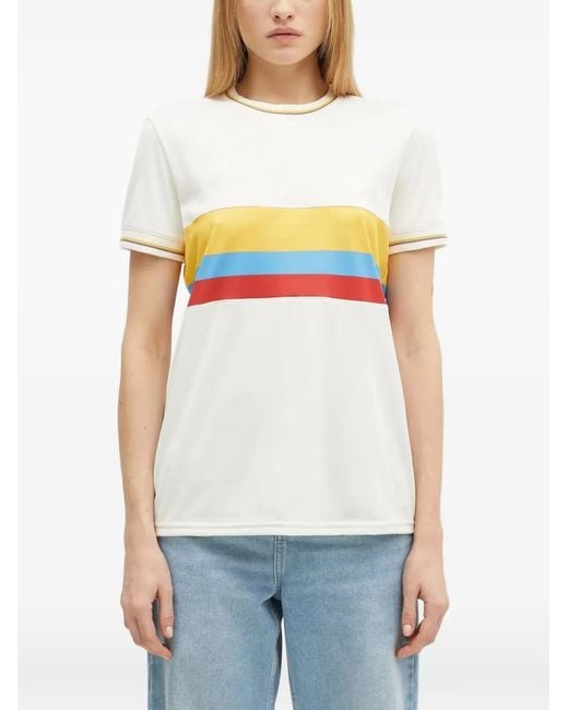Adidas White Crew-Neck T-Shirt