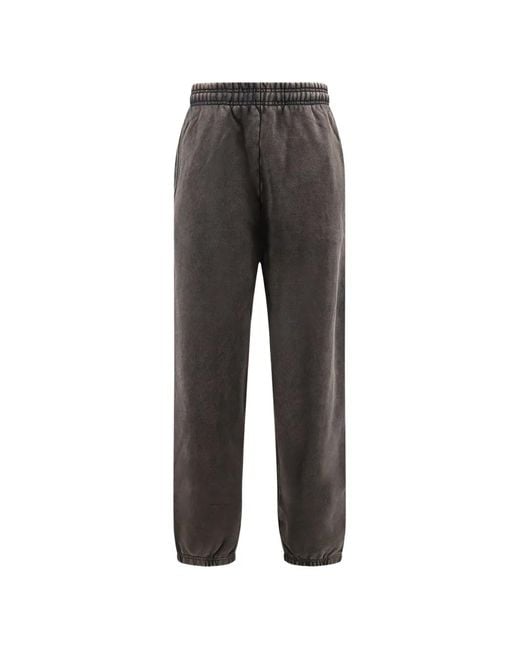 Entire studios Gray Elasticated-Waist Cotton Track Pants