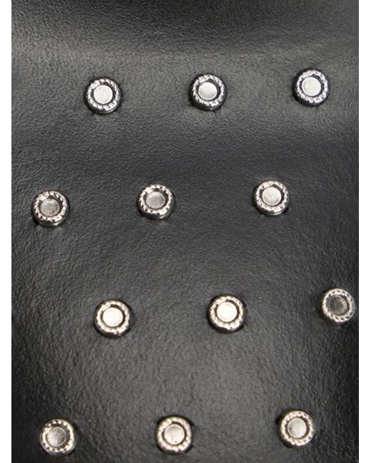 Roberto Cavalli Black Stud-Embellished Derby Shoes for men