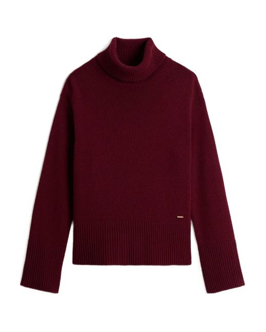 Jersey con cuello alto Woolrich de color Red