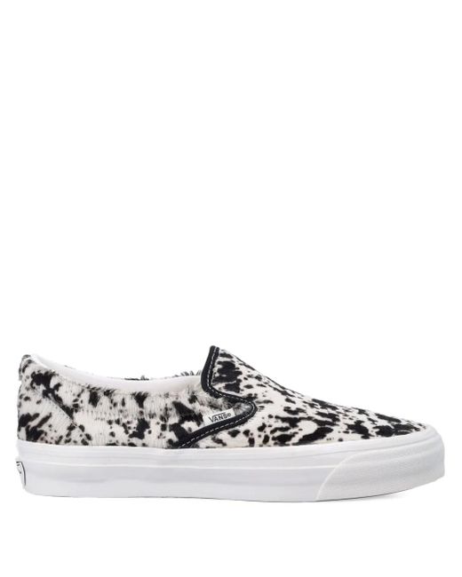 Vans White Slip-On Sneakers