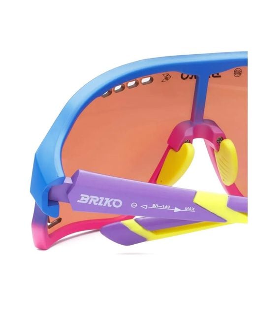 Briko Pink Geometric-Frame Sunglasses