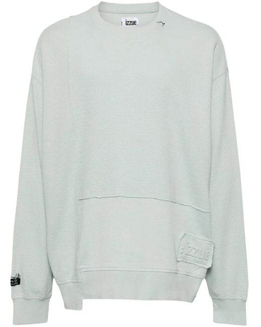 Sweat À Design Asymétrique Izzue pour homme en coloris White