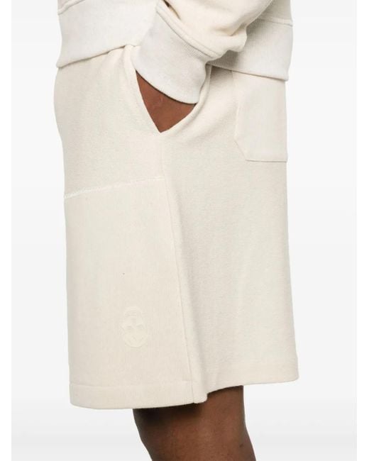 McQueen Natural Drawstring Shorts for men