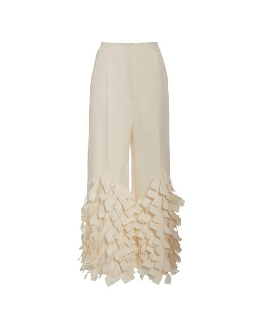 Pantalones Con Detalle Rectangular A.W.A.K.E. MODE de color White