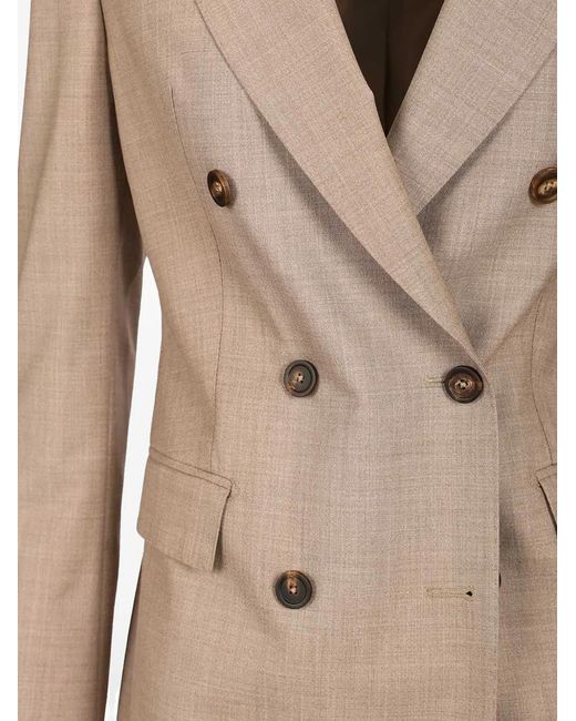Tagliatore Natural Double-Breasted Paris Wool Suit