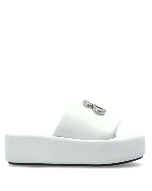 Sandalias Rise Balenciaga de color White