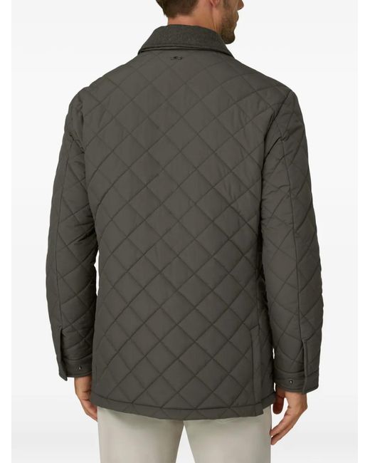 Boggi Gray Peacoat Padded for men