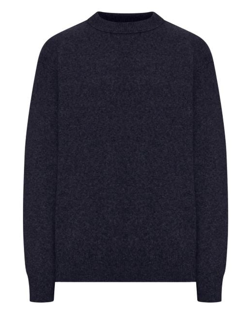 Roberto Collina Blue Crew-Neck Sweater for men